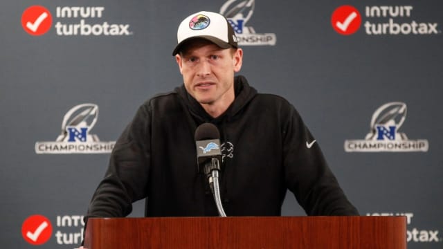 Detroit Lions offensive coordinator Ben Johnson.